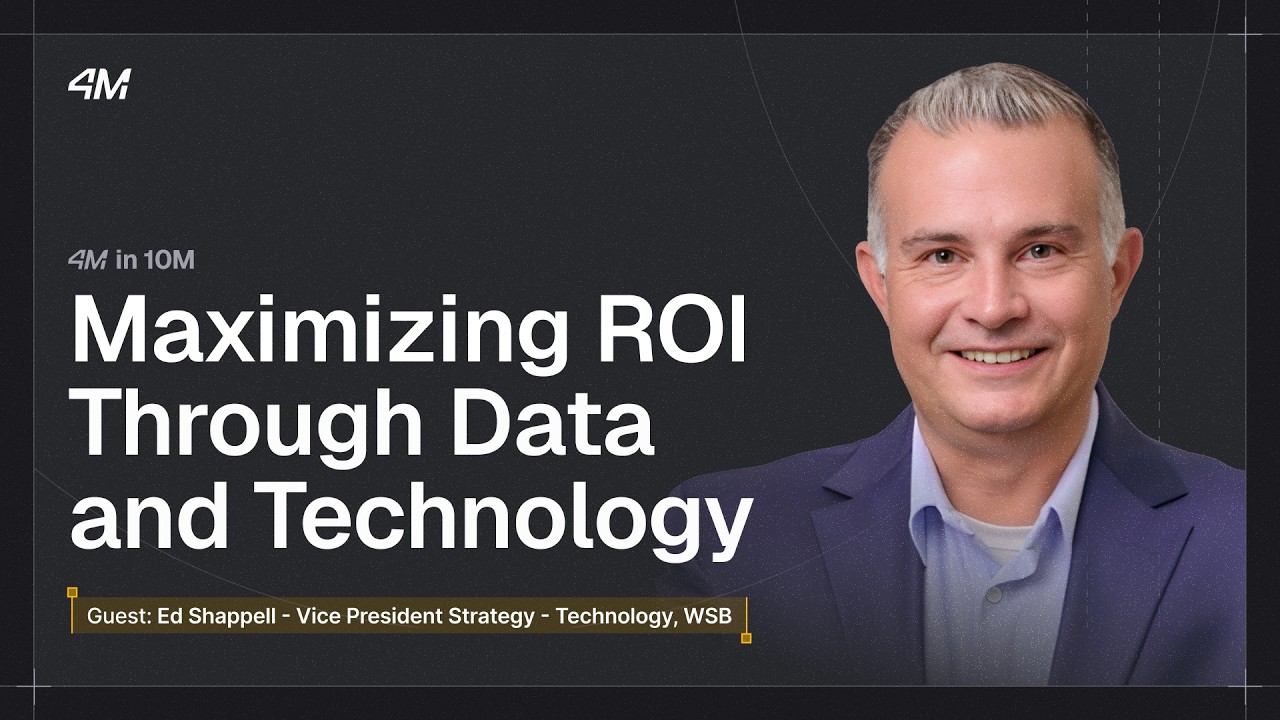 How to Maximize Infrastructure ROI with AI Utility Data | | Ed Shappell (WSB)