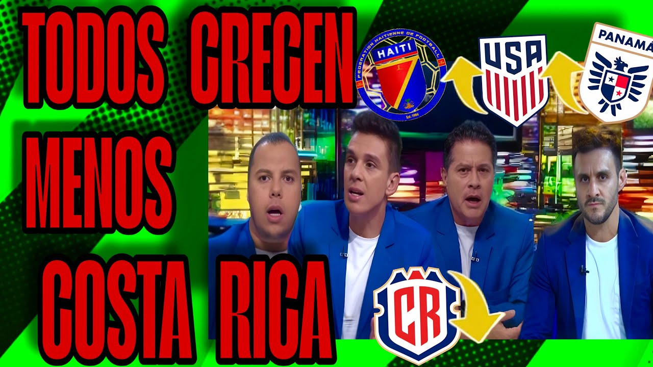 TICOS ; PRIMERO NOS SUPERÓ USA , LUEGO PANAMA y AHORA LOS CARIBEÑOS 
