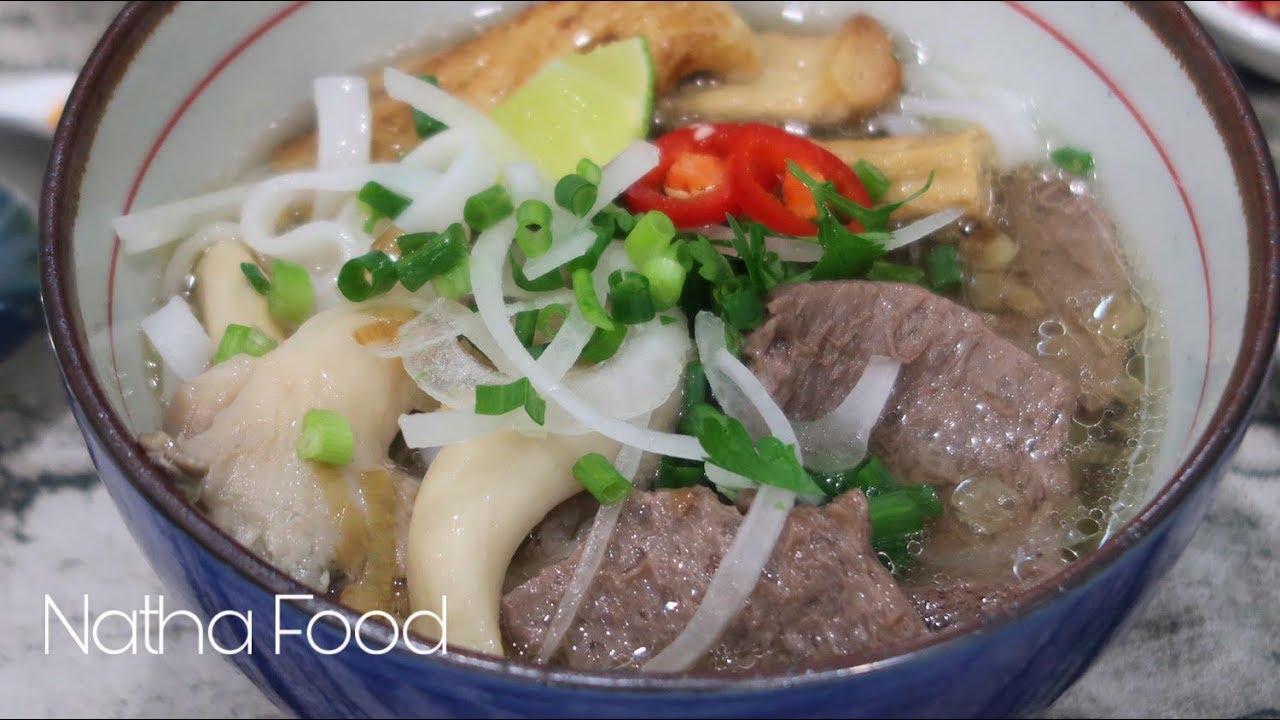 Phở chay kinh doanh,  cách nấu chuẩn vị, thơm lừng là đây || Natha Food