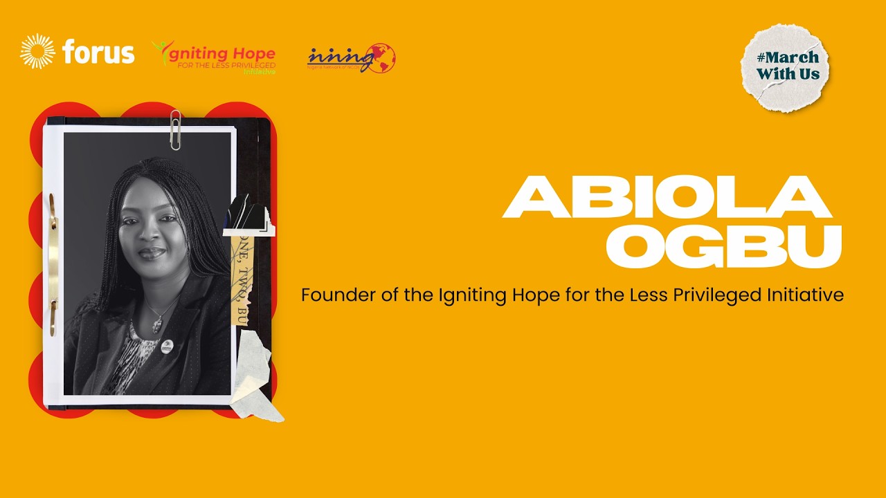 #MarchWithUs - Abiola Ogbu on why it is important to support women and fight for gender equity