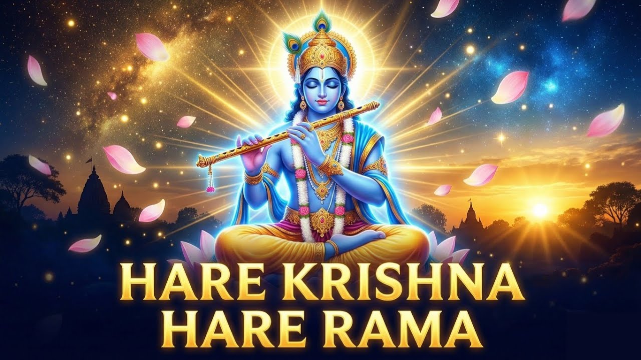 Hare Krishna Krishna Krishna Hare – Powerful Maha Mantra Chant | Divine Healing & Devotion