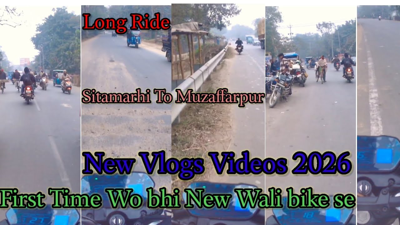 |First Time Long Ride वो भी न्यू वाली बाइक से😎|100km Sitamarhi To Muzaffarpur |Pulsar Ns 400Z|