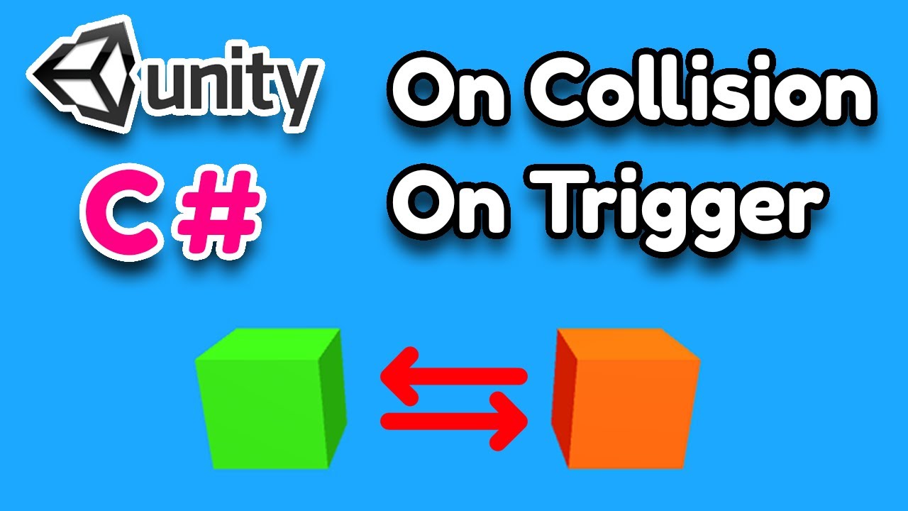 OnCollisionEnter and OnTriggerEnter || Unity 3D Tutorial Collision Detection
