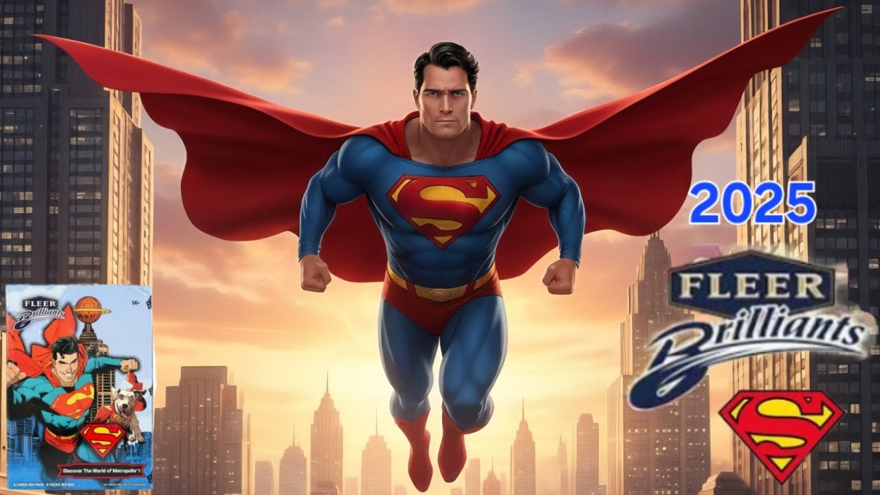 Являются ли коллекционные карточки Fleer Brilliant Superman 2025 года продуктом года?!?!?