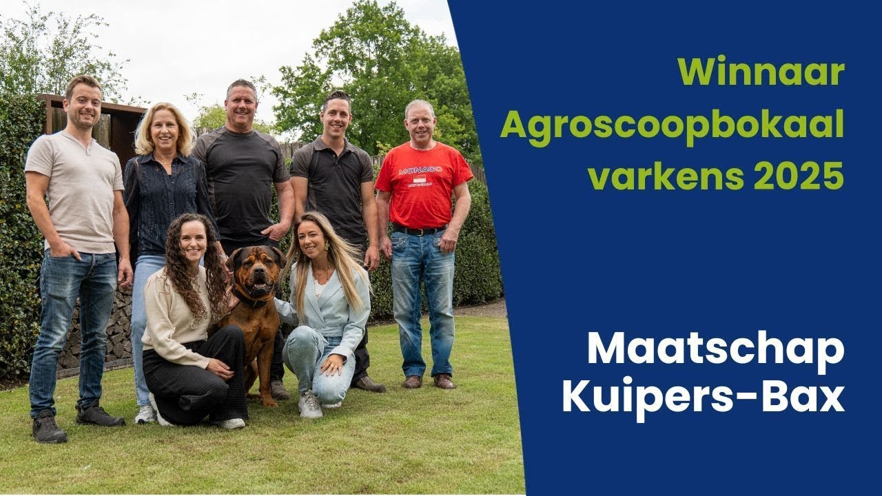 Maatschap Kuipers-Bax uit Leende wint de Agroscoopbokaal Varkens 2025
