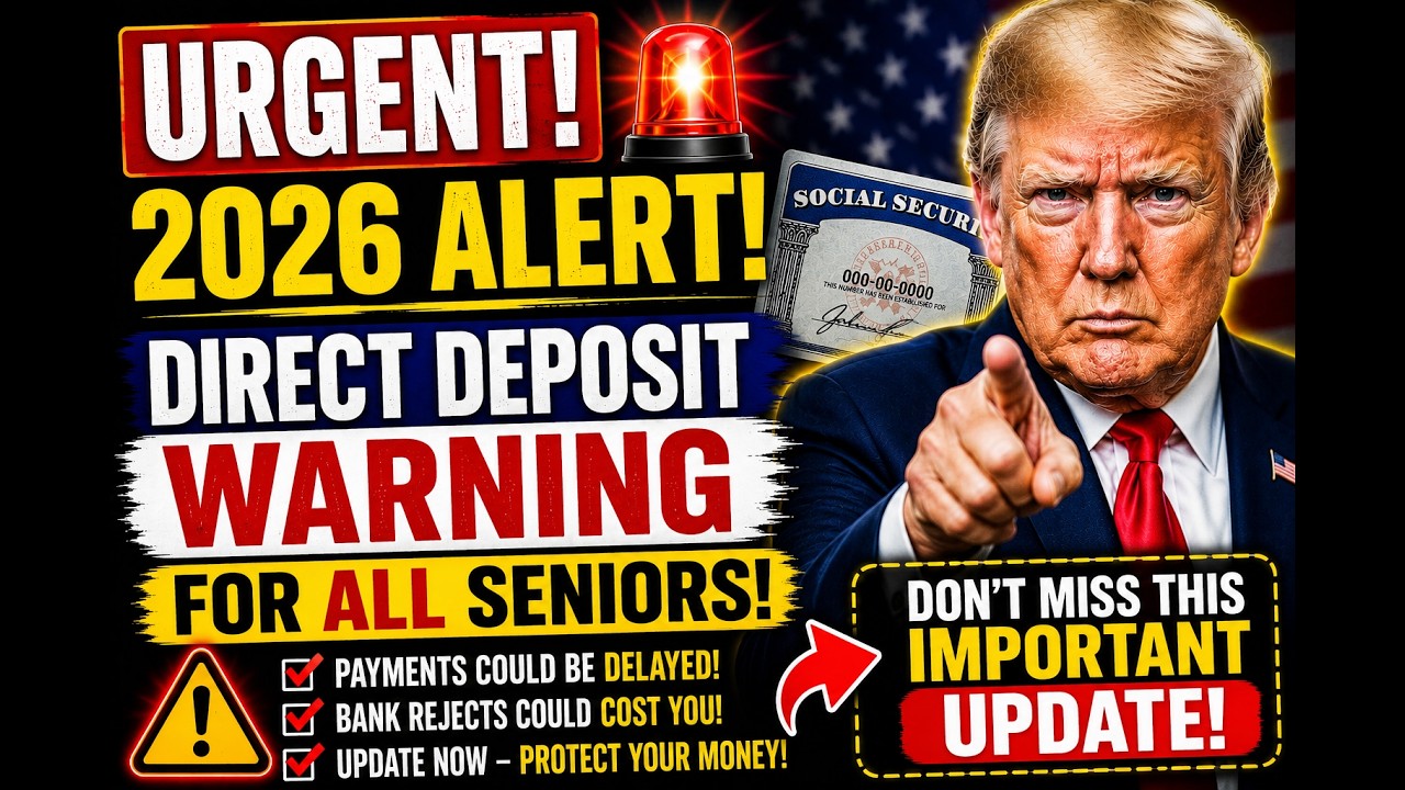 Urgent 2026 Alert Direct Deposit Warning for All Seniors &ndash; Don&rsquo;t Miss This