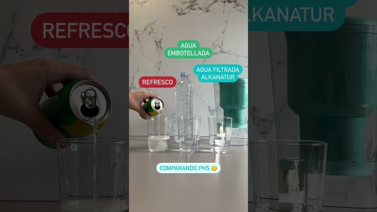 Medici&oacute;n del pH de diferentes bebidas. C&oacute;mo el &aacute;cido act&uacute;a sobre lo alcalino.