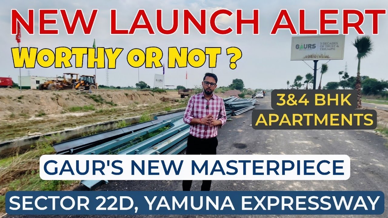 Gaur Group New Launch | Sector 22D Yamuna Expressway | 3&4 Bhk ☎️ 9720193052 #gaur #yamunaexpressway