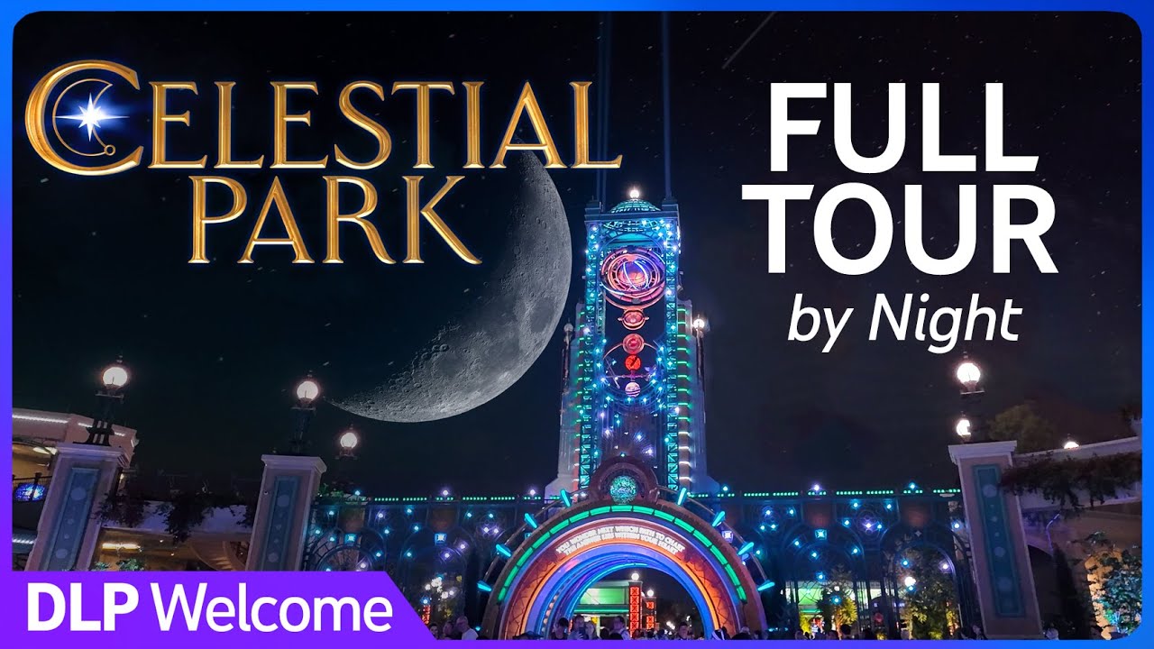 Walking Tour by Night in Celestial Park - EPIC Universe - Universal Orlando Resort