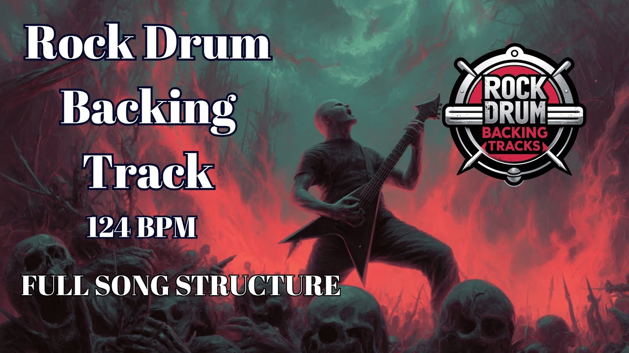 124 BPM Rock Drum Track &ndash; Driving Classic Groove