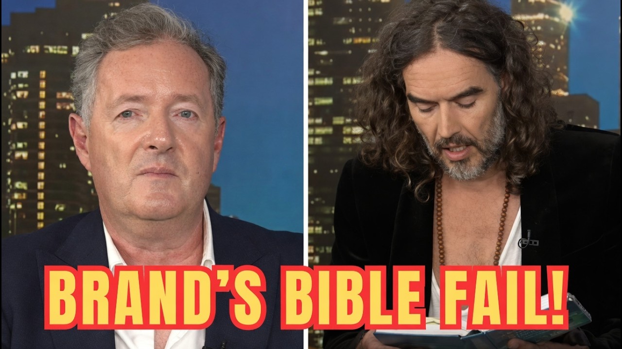 Piers Morgan Exposes Russell Brand&rsquo;s Bible Fail 😱