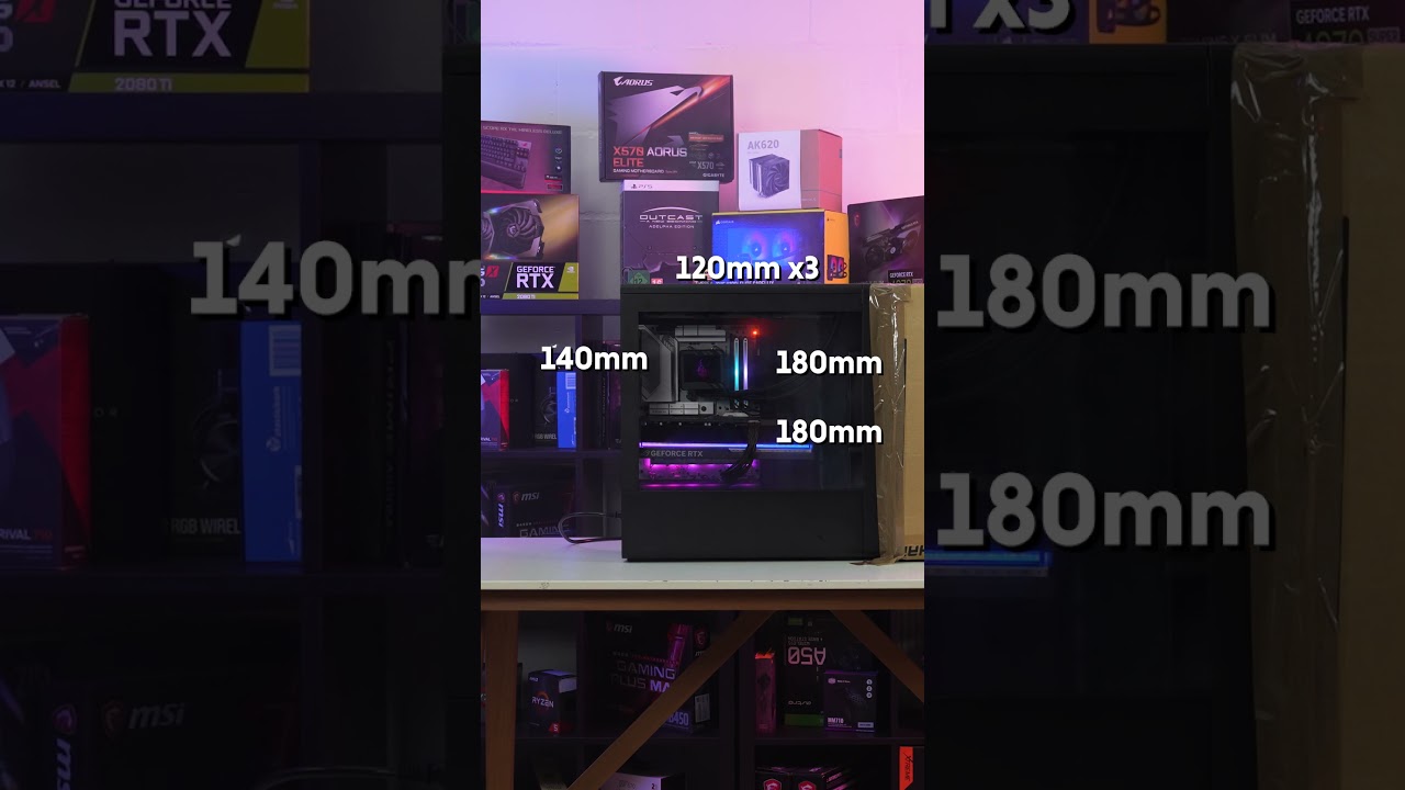 Тест воздушного потока внутри корпуса HAVN BF 360 PC! 🌬️