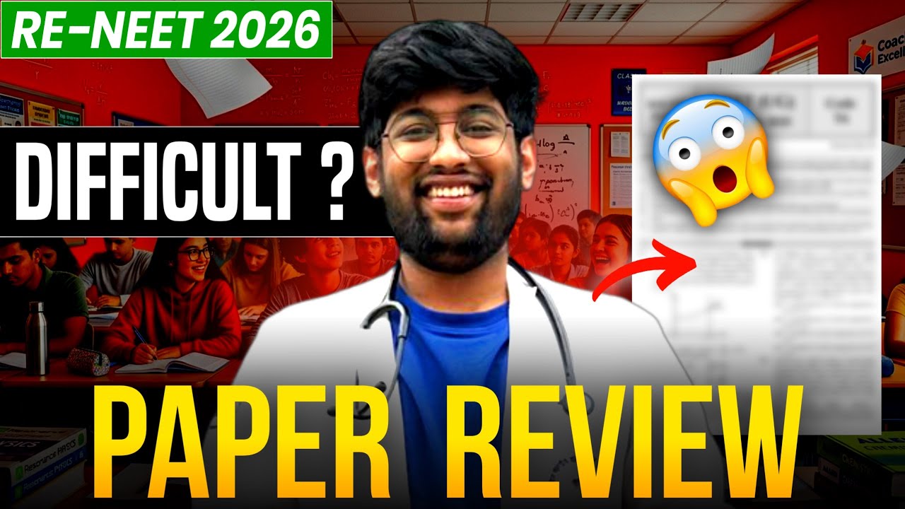 Re-NEET 2026: Paper Review🔥| Difficulty Level | First Impression
