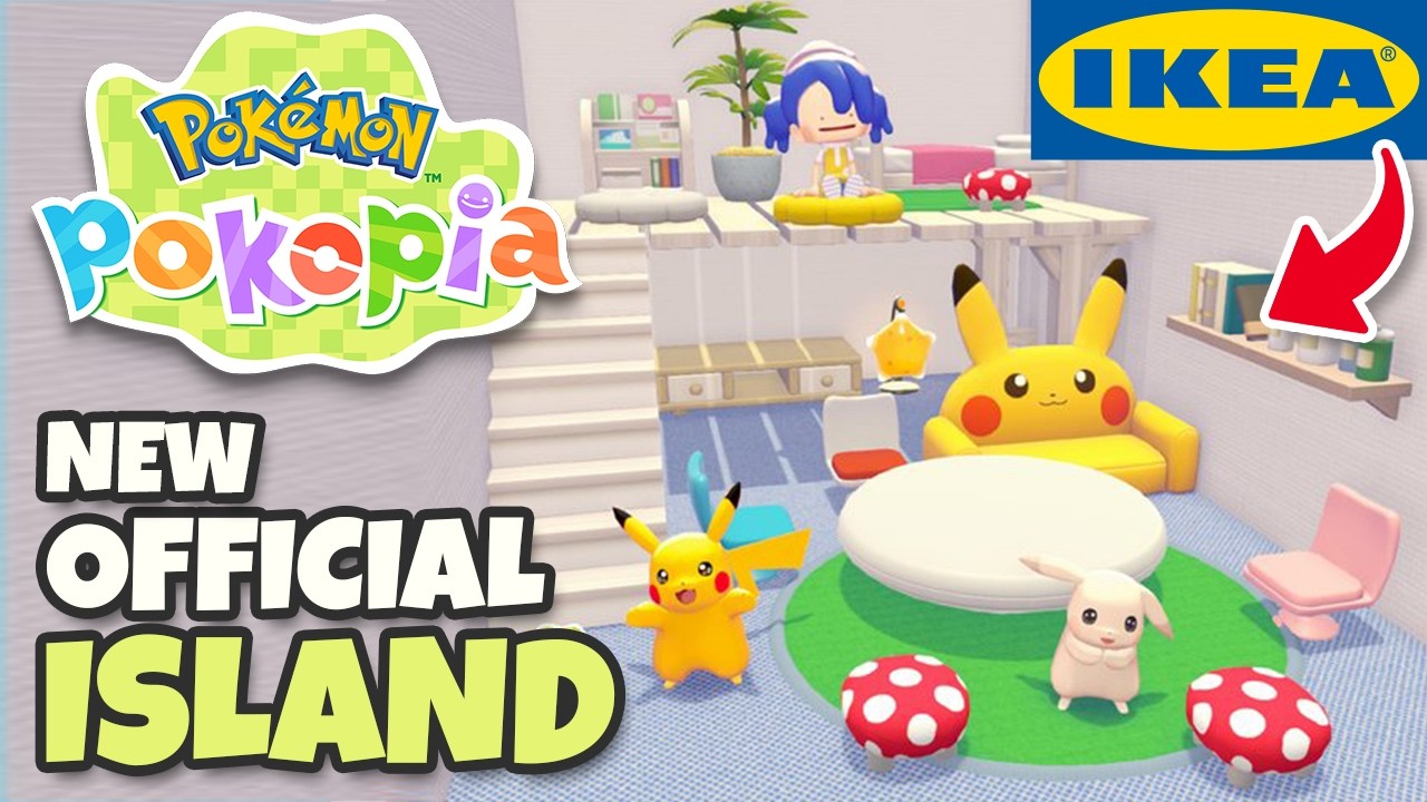 New Official IKEA Island in Pokemon Pokopia!