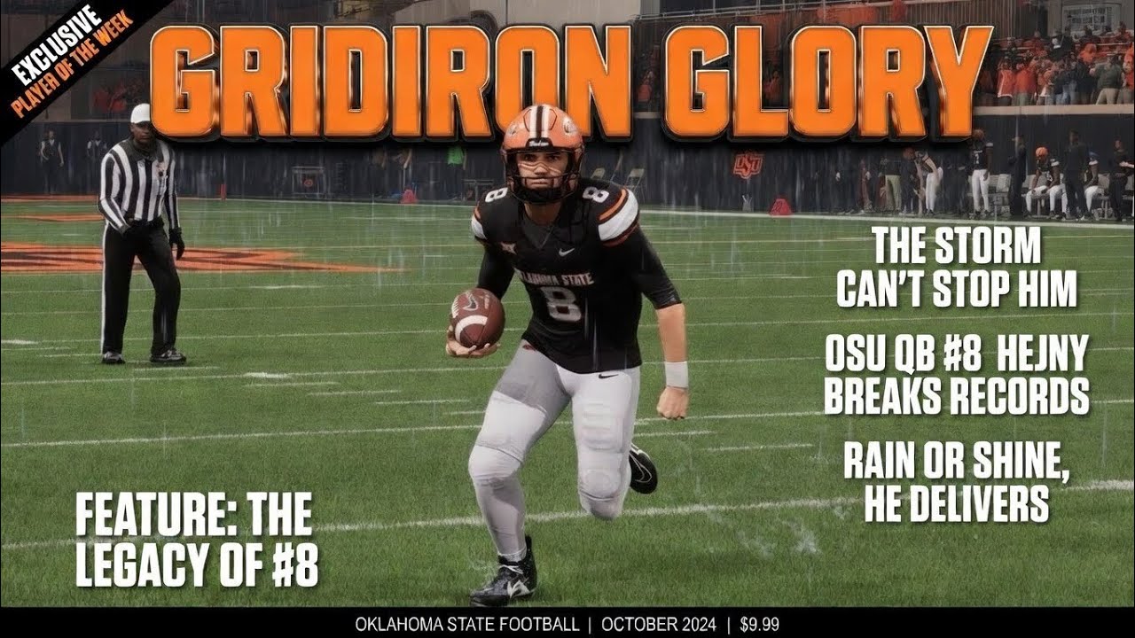 Ep. 9 BIG 12 THRILLER: #14 Oklahoma State 29 UCF 28 | Hejny Clutch Win Ep. 9🤠🌧️🐾