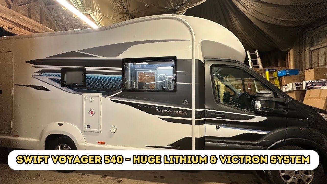 Swift Voyager 540 — огромная система на основе литиевых аккумуляторов и аккумуляторов Victron.