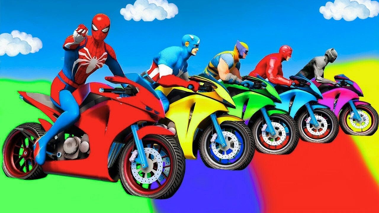 الرجل العنكبوت انقاذ باتمان Spider-Man Rescue batman vs iron man vs venom funny Game GTA 5 superhero