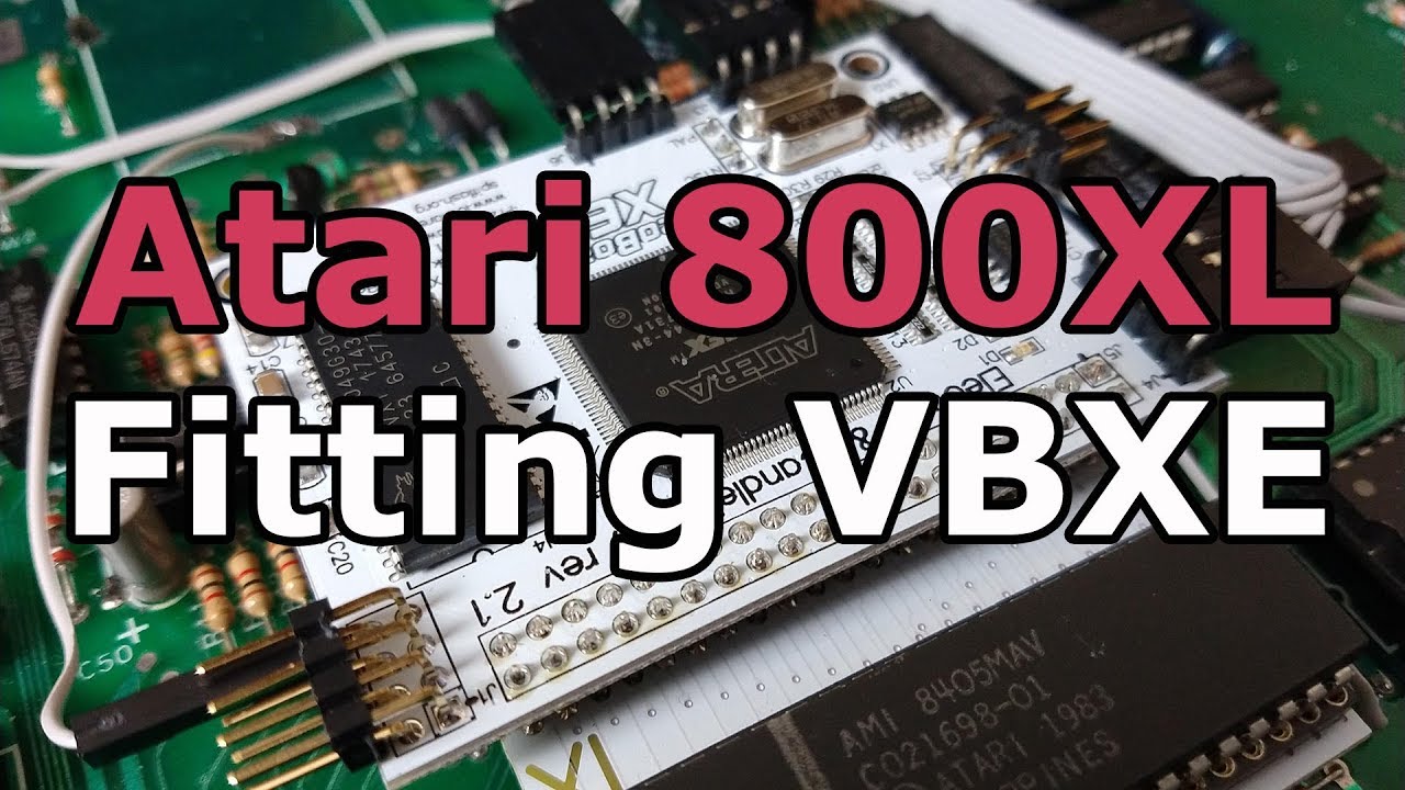 Установка Atari 800XL VBXE