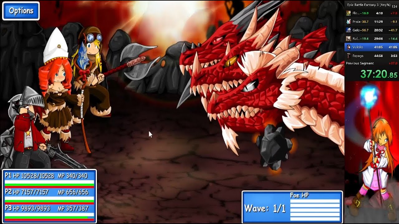 Epic Battle Fantasy 3 Speedrun Any% 43:37