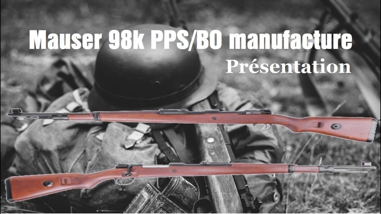 Mauser 98k PPS/BO manufacture gaz gen 1 - réplique airsoft