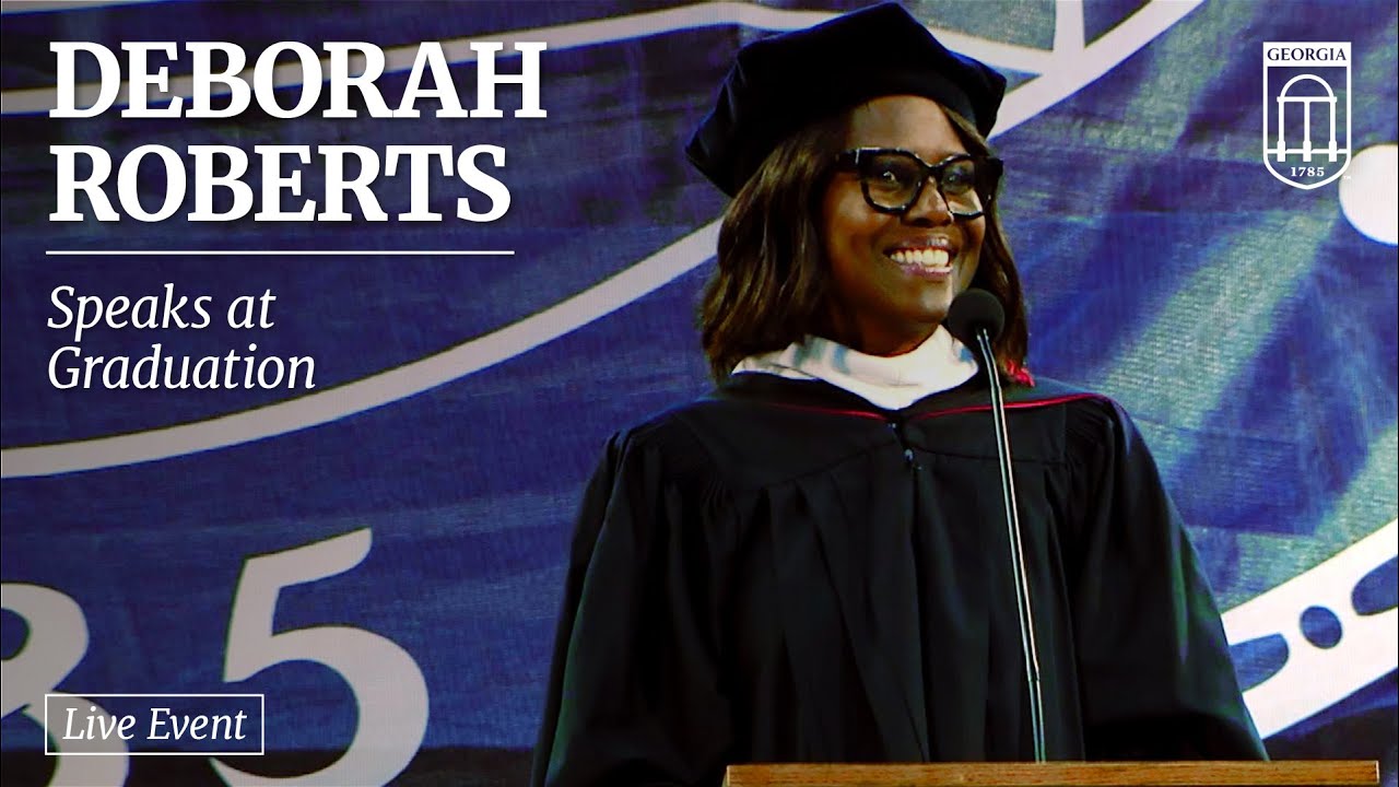 Deborah Roberts speaks at UGA Graduation