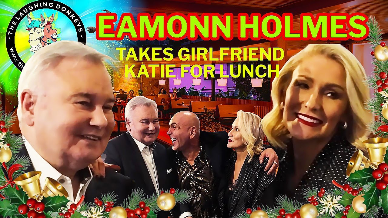 Eamonn Holmes takes Girlfriend Katie Alexander to Lunch in London.