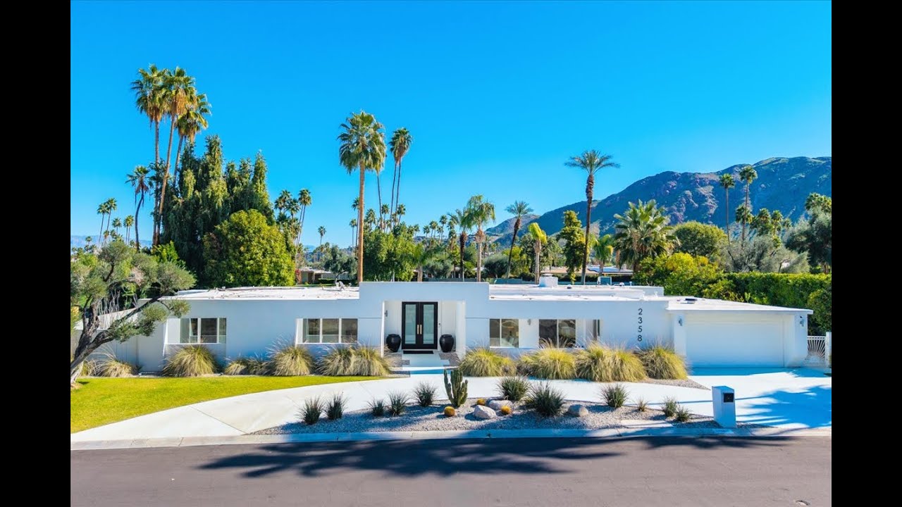 South Palm Springs home for sale. Indian Canyons neighborhood.2358 S Alhambra Drive