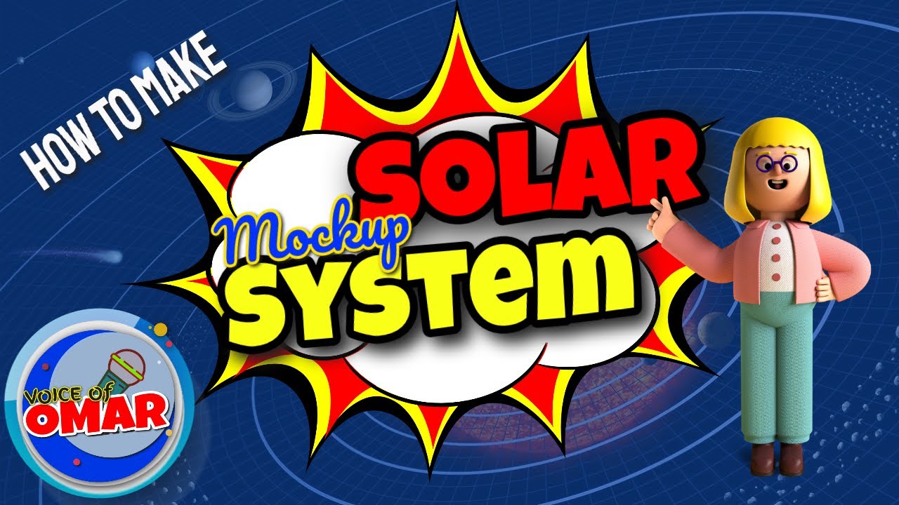 How to Make Mockup Solar System by Omar