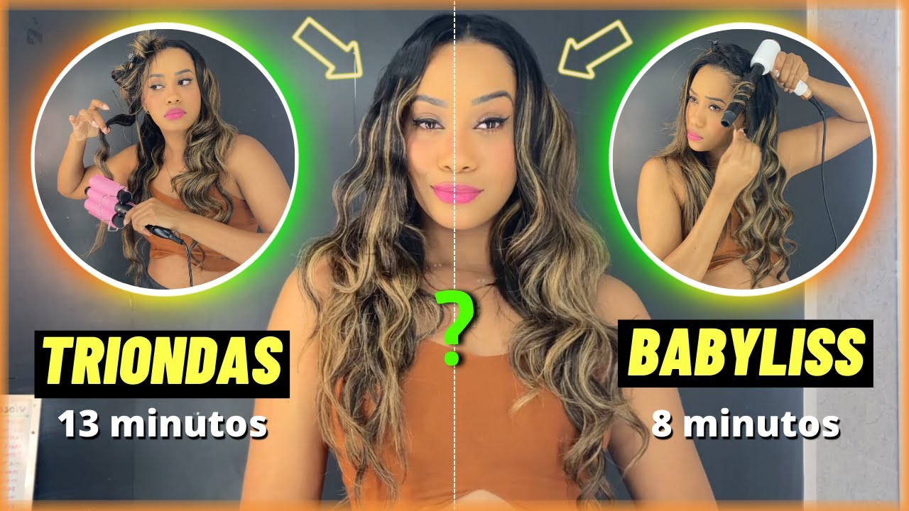 QUAL MODELADOR DE CACHOS É MELHOR? (Babyliss ou Triondas) #comparativo