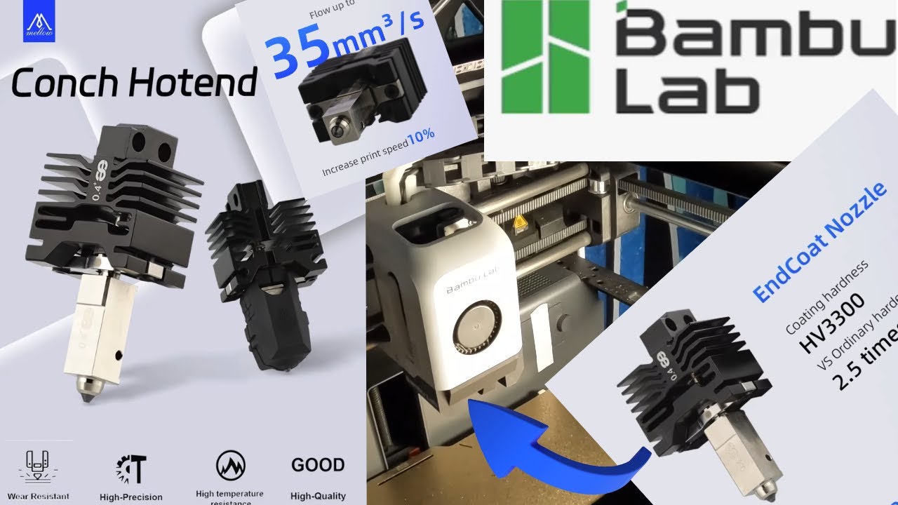 Phaetus Conch Hotend UPGRADE ! Installation Tutorial for Bambu Lab printers