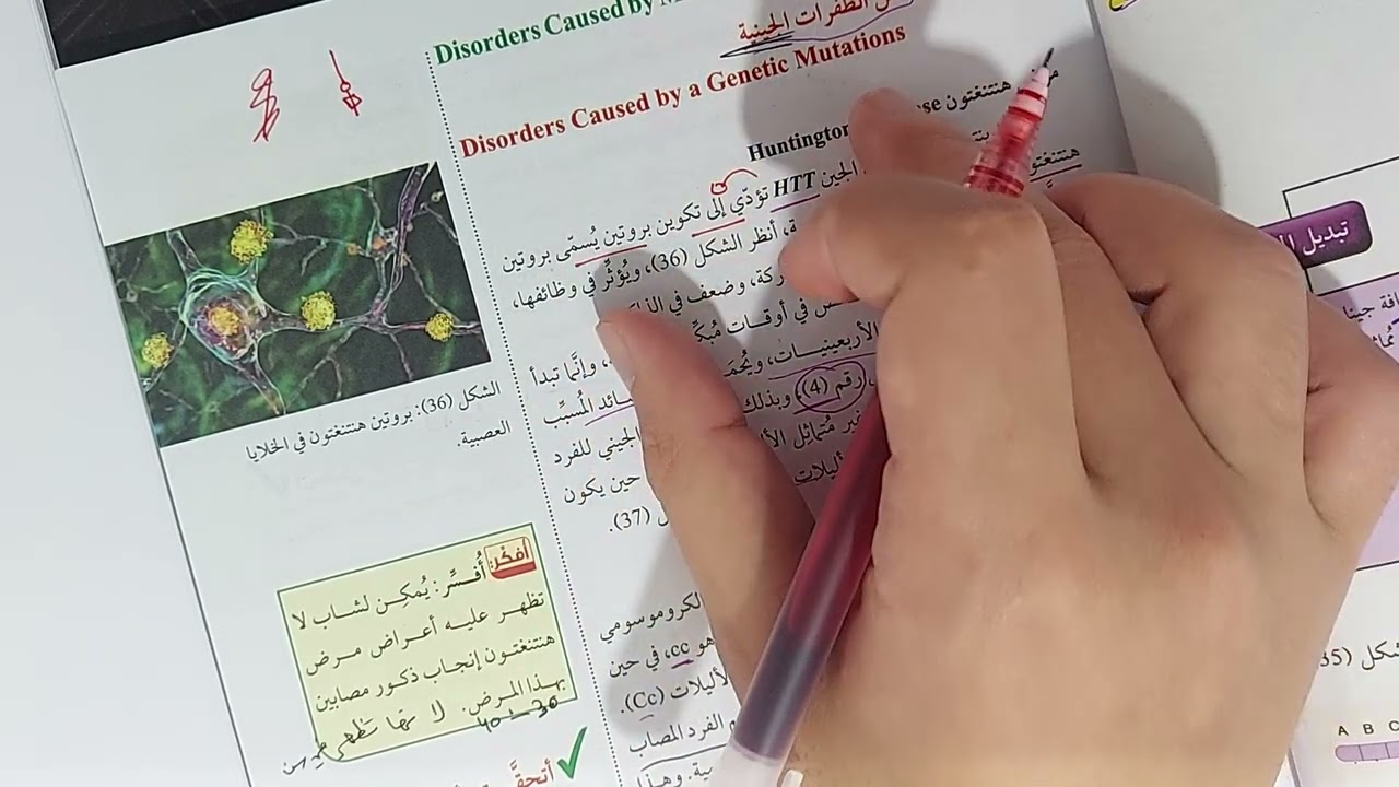 الطفرات حصة رقم 5 ( اختلالات ناتجة عن الطفرات ) ( تعديل مهم شوف الوصف)