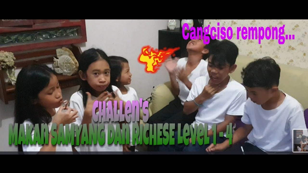 Kesetrum SAMYANG Vs RICHEESE Level 1 - 4 | Challenge | Cangciso Rempong  PART - 1