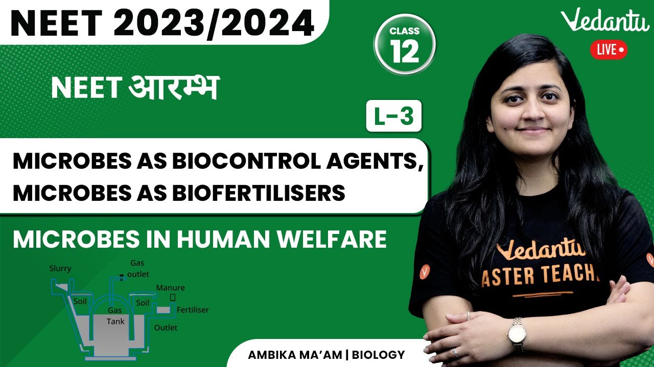 Microbes as Biocontrol Agents | Microbes in Human welfare | NEET 2023 | NEET 2024 | Ambika Mam