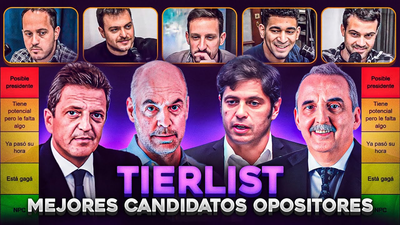 LOS MEJORES CANDIDATOS OPOSITORES - TIERLIST FT. NICO GUTHMANN