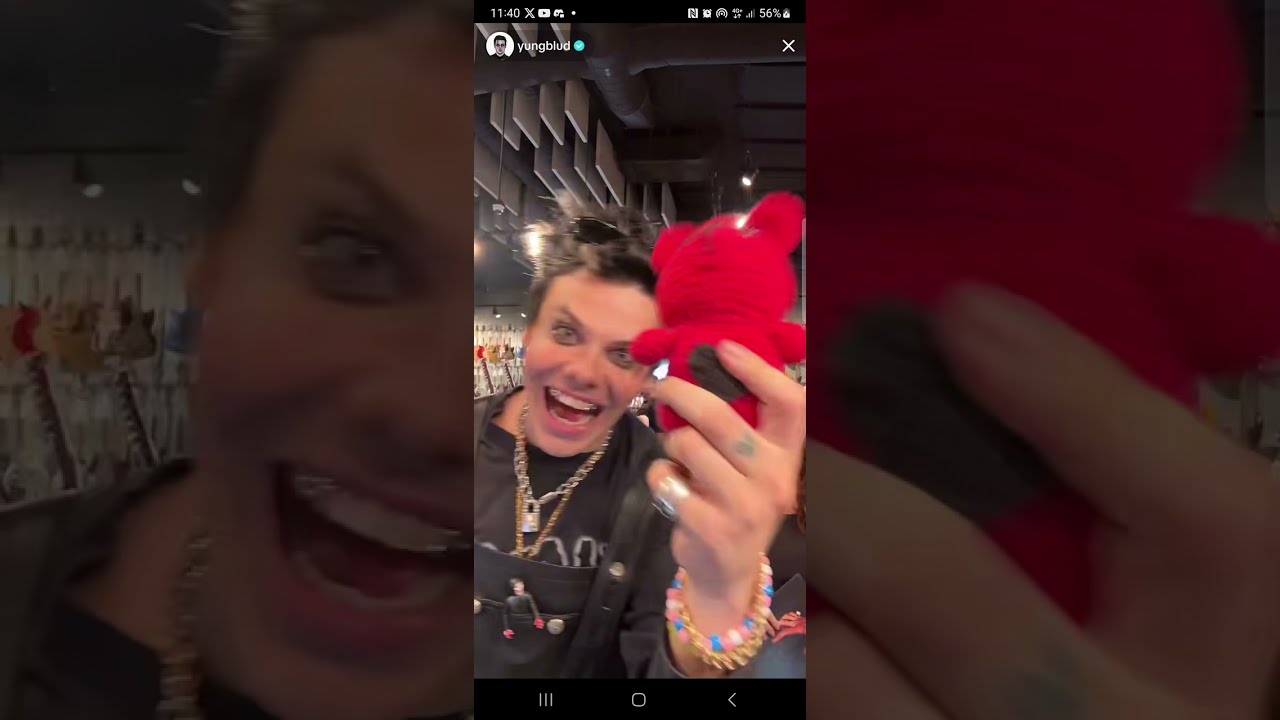 yungblud tiktok live full video | 23 July 2024 meet and greet at GUITAR CENTER HOLLYWOOD