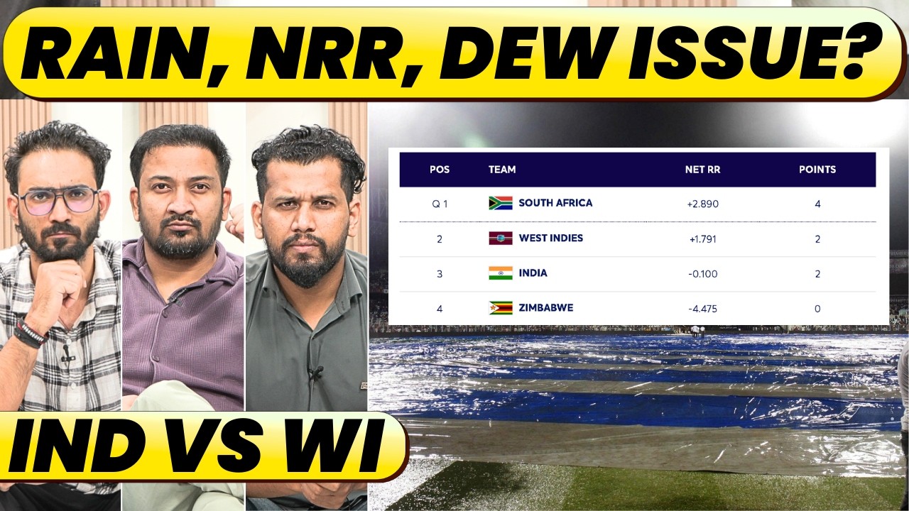 WHY SO MUCH DISCUSSION ON NET RUN RATE? DEW & RAIN IN KOLKATA ON 1st MAR?