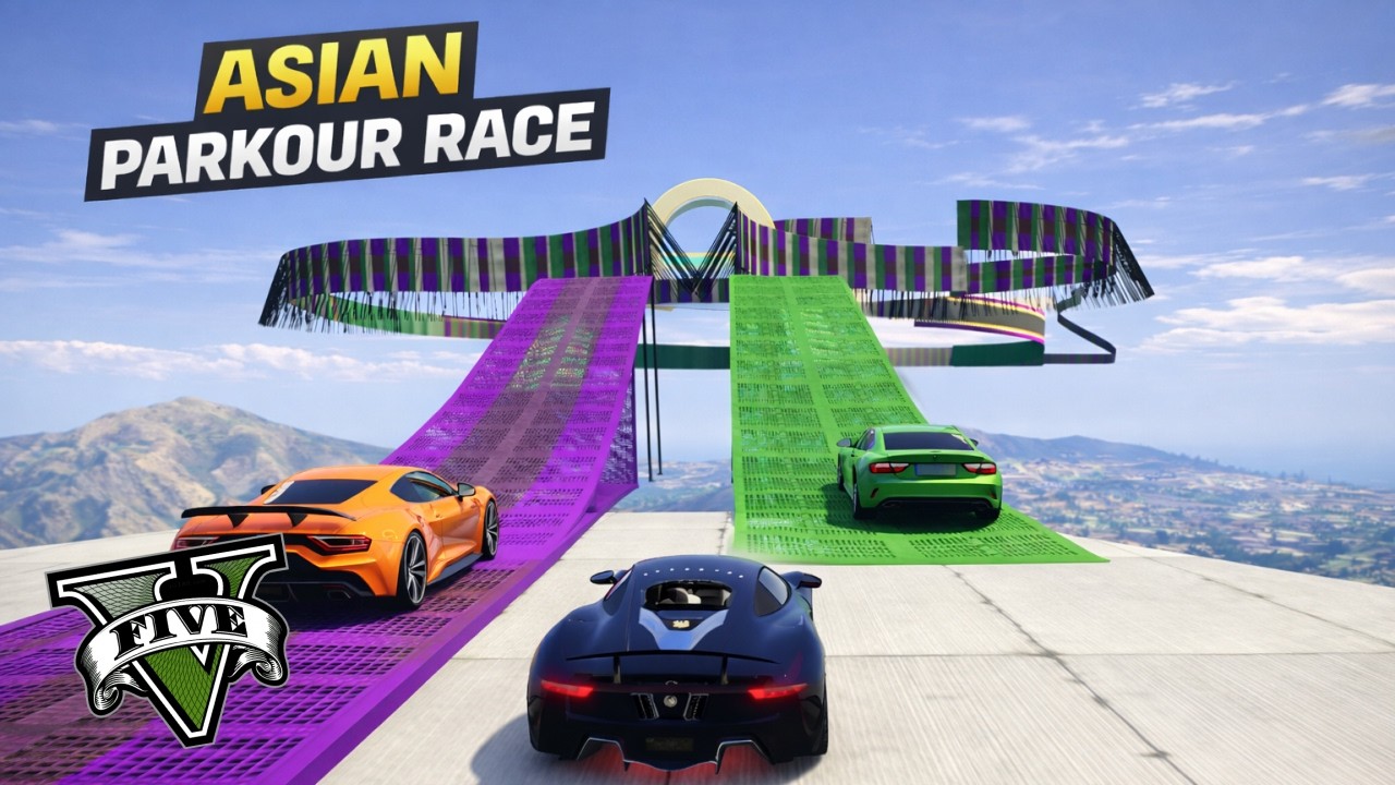 INSANE ASIAN PARKOUR RACE 🔥 |  GTA Online Gameplay @Kavy_bhardwaj