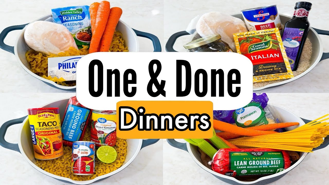 5 Tried & True ONE-POT Meals | The EASIEST Tasty Weeknight Recipes! | Julia Pacheco