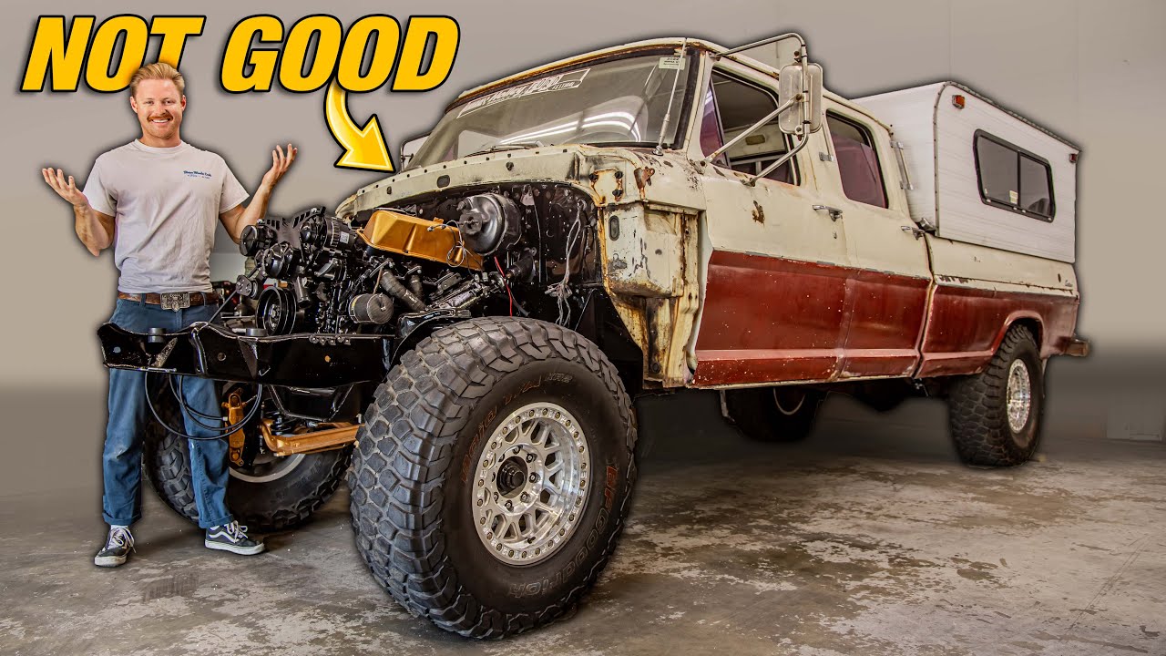 1971 Crew Cab's Engine Is INSTALLED & We Found A HUGE Problem...