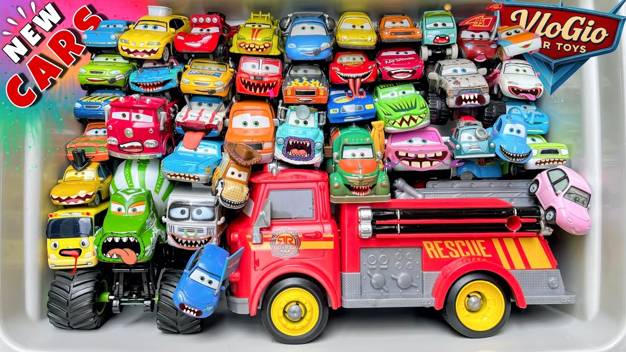 Disney Pixar Cars Unboxing Review | Lightning McQueen, Tow Mater, Doc Hudson, Sally Carrera, Cruz