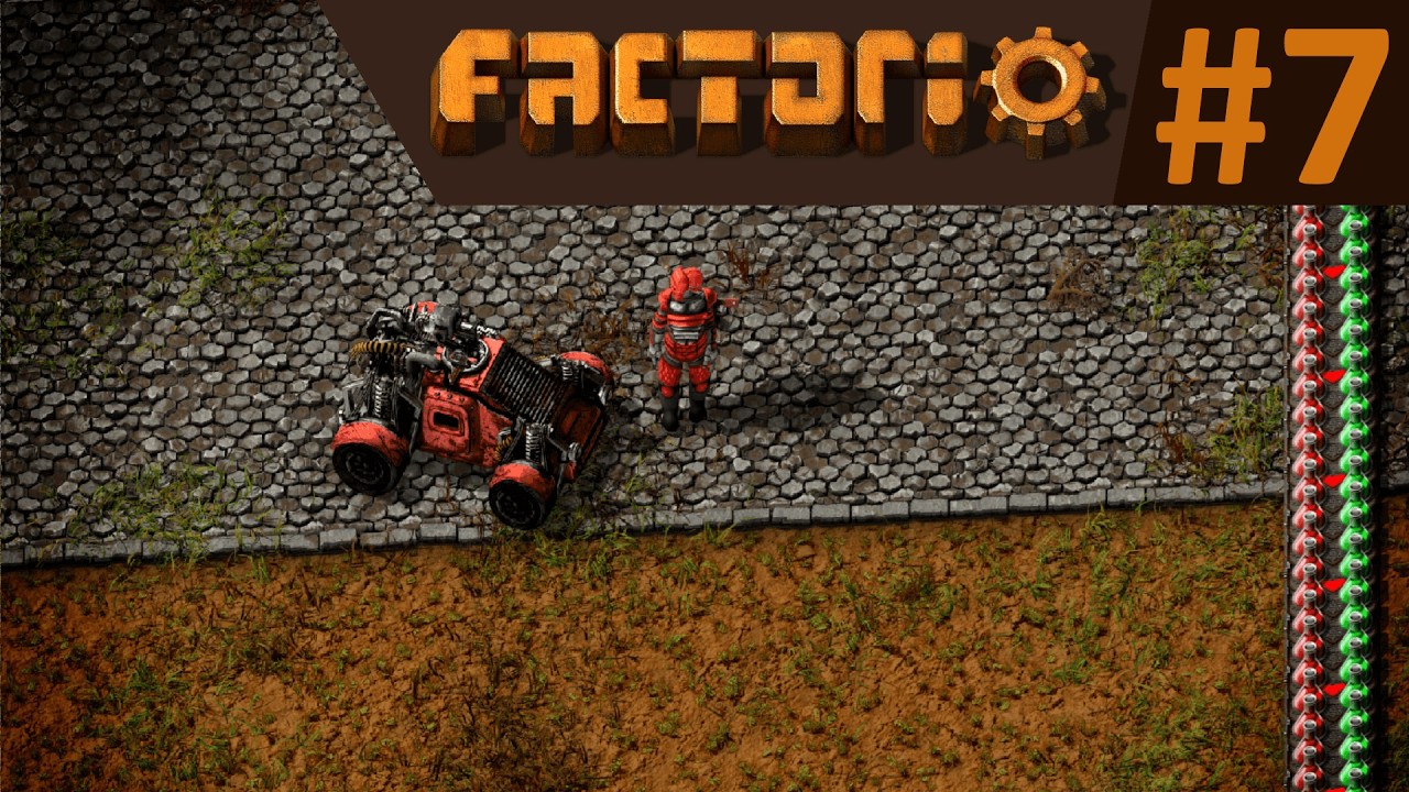 Factorio [#7] PL - Mała huta stali, przebudowa laboratorium i AUTKO!