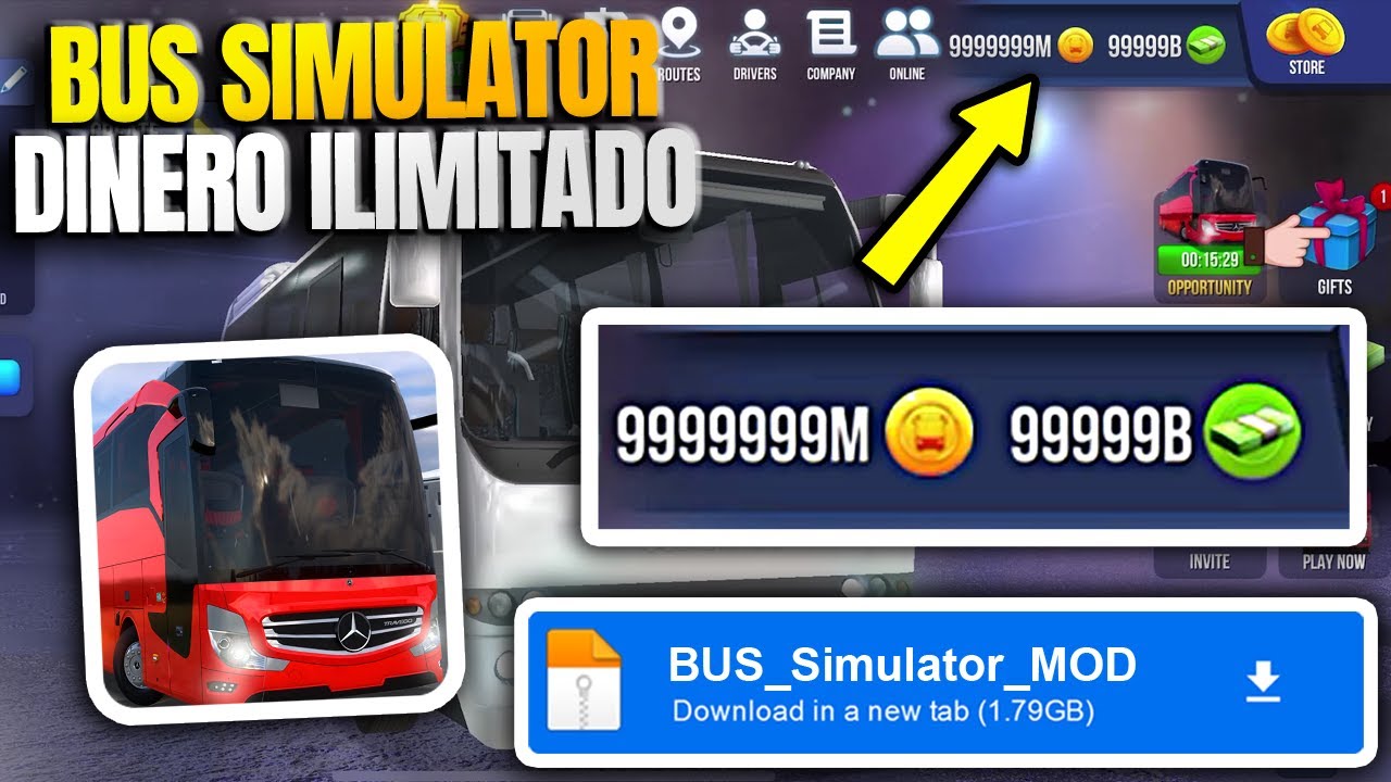 Bus Simulator HACK/MOD - DINERO ILIMITADO en Bus Simulator Ultimate MOD APK (Android & iOS)