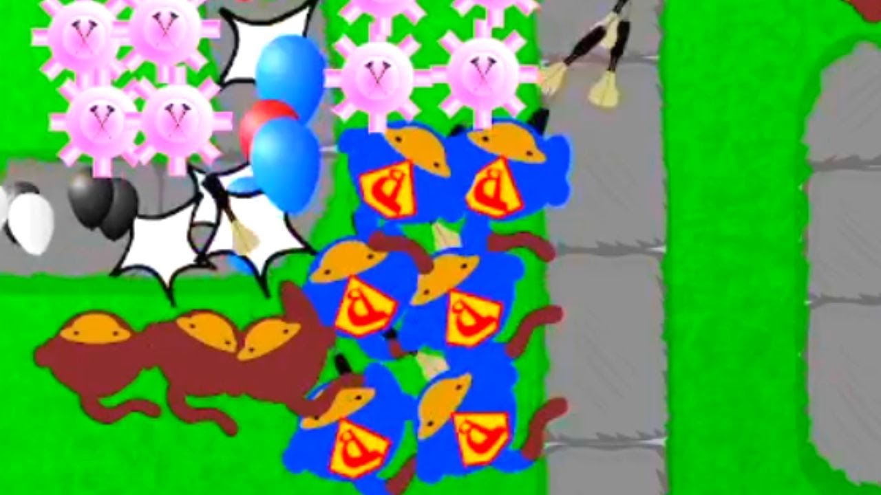 Bloons Tower Defense 1 Walkthrough 100% No Lives Lost (HD)