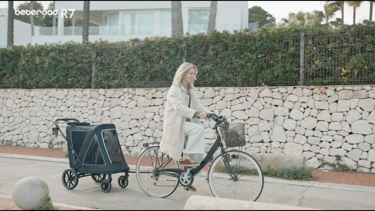 Beberoad R7 Pet Stroller | 2-in-1 Stroller & Bike Trailer for Real Adventures