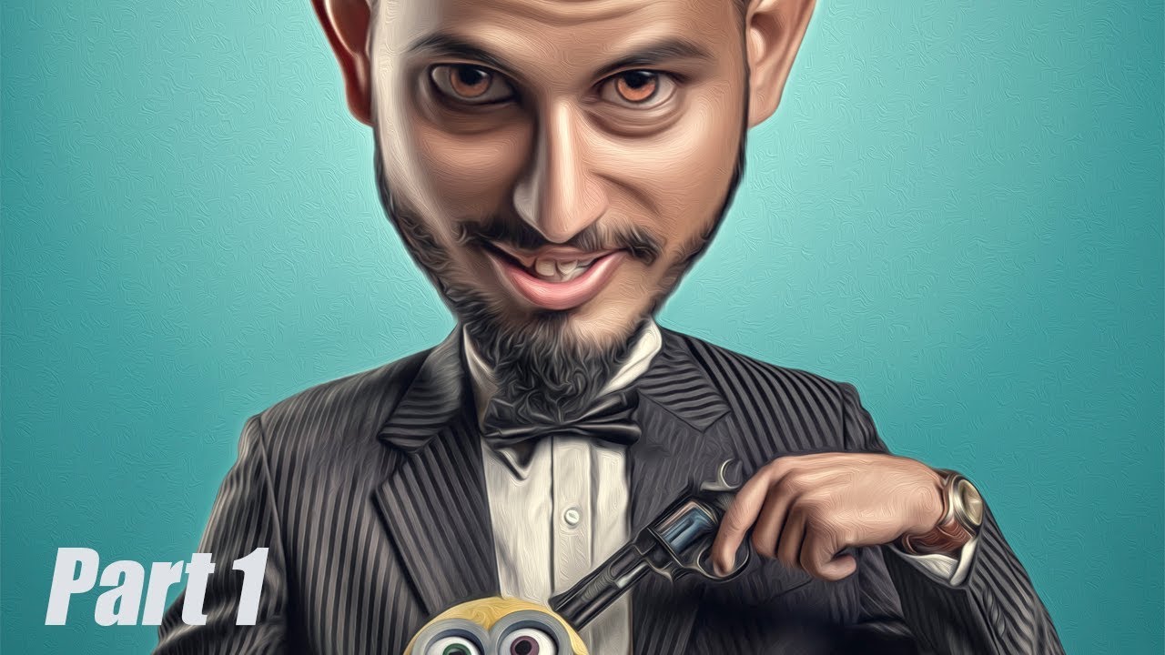 Photoshop Advance Caricature Manipulation Part1