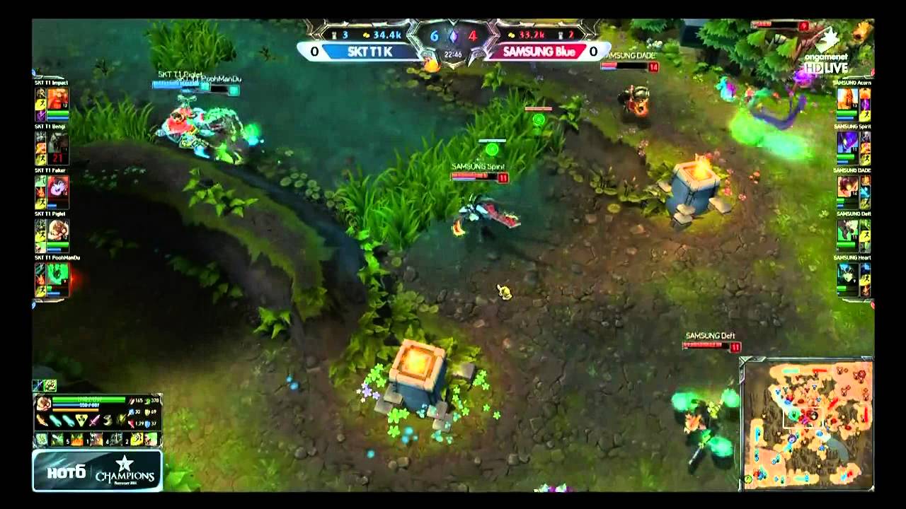 LOL CHAMPIONS SUMMER 2014 (SKT T1 K vs. SAMSUNG Blue) Match1