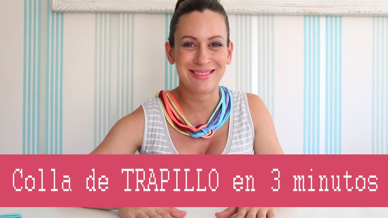collar de trapillo en tres minutos