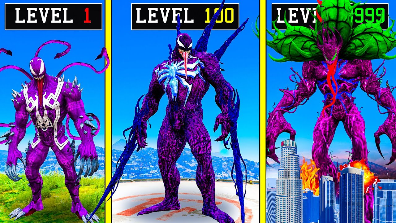LEVEL ১ থেকে LEVEL ১,০০০,০০০ এ  SPEED SYMBIOTE কে  আপগ্রেড ! GTA 5