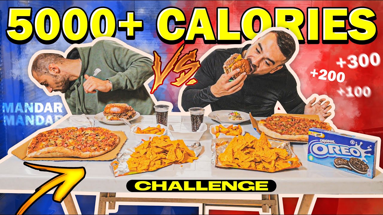 5000+ CALORIES CHALLENGE ZA 1 SAAT SO MANDAR!?