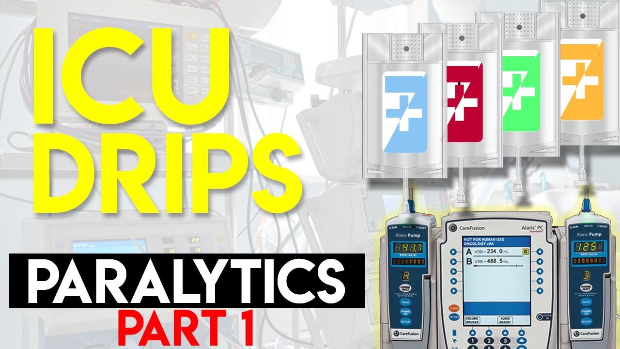 WHAT ARE PARALYTICS AND HOW THEY WORK - Paralytics (Part 1) - ICU Drips